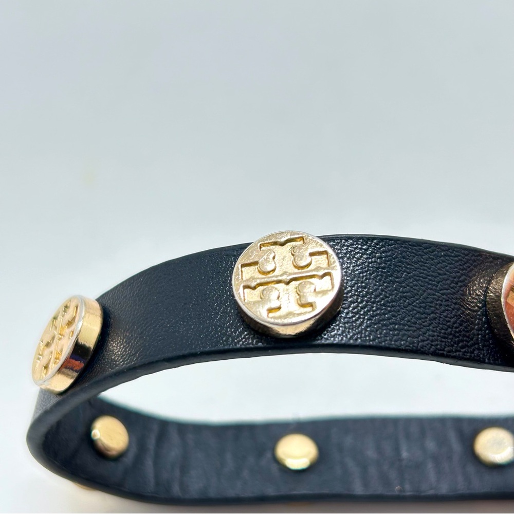 Tory Burch Black Choker with Gold Medallions - Picture 5 of 7